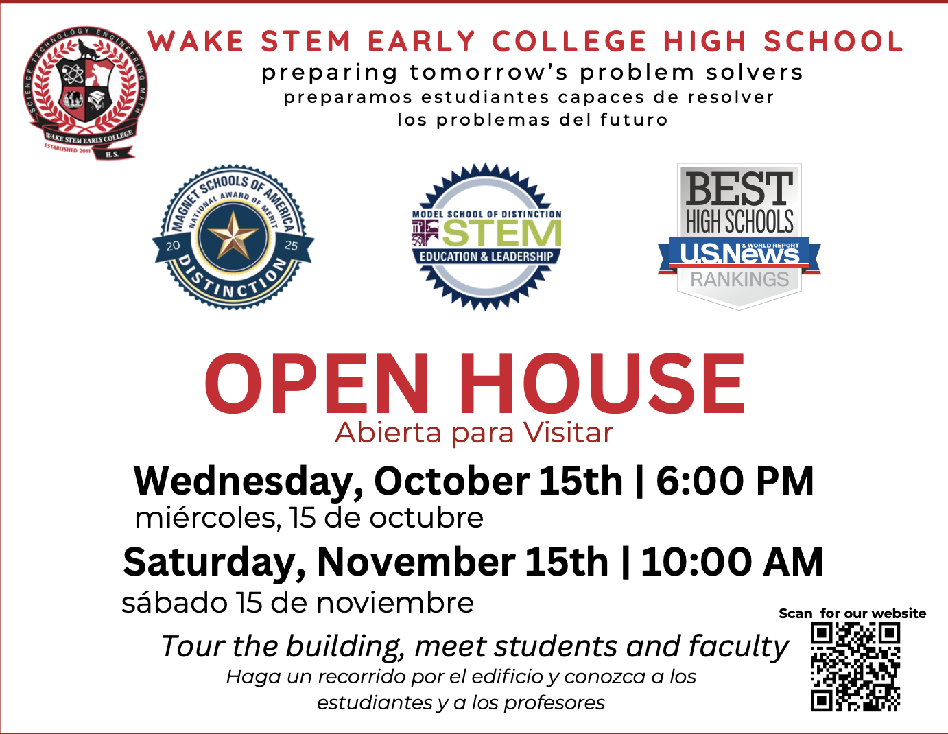 Magnet Events and Open House